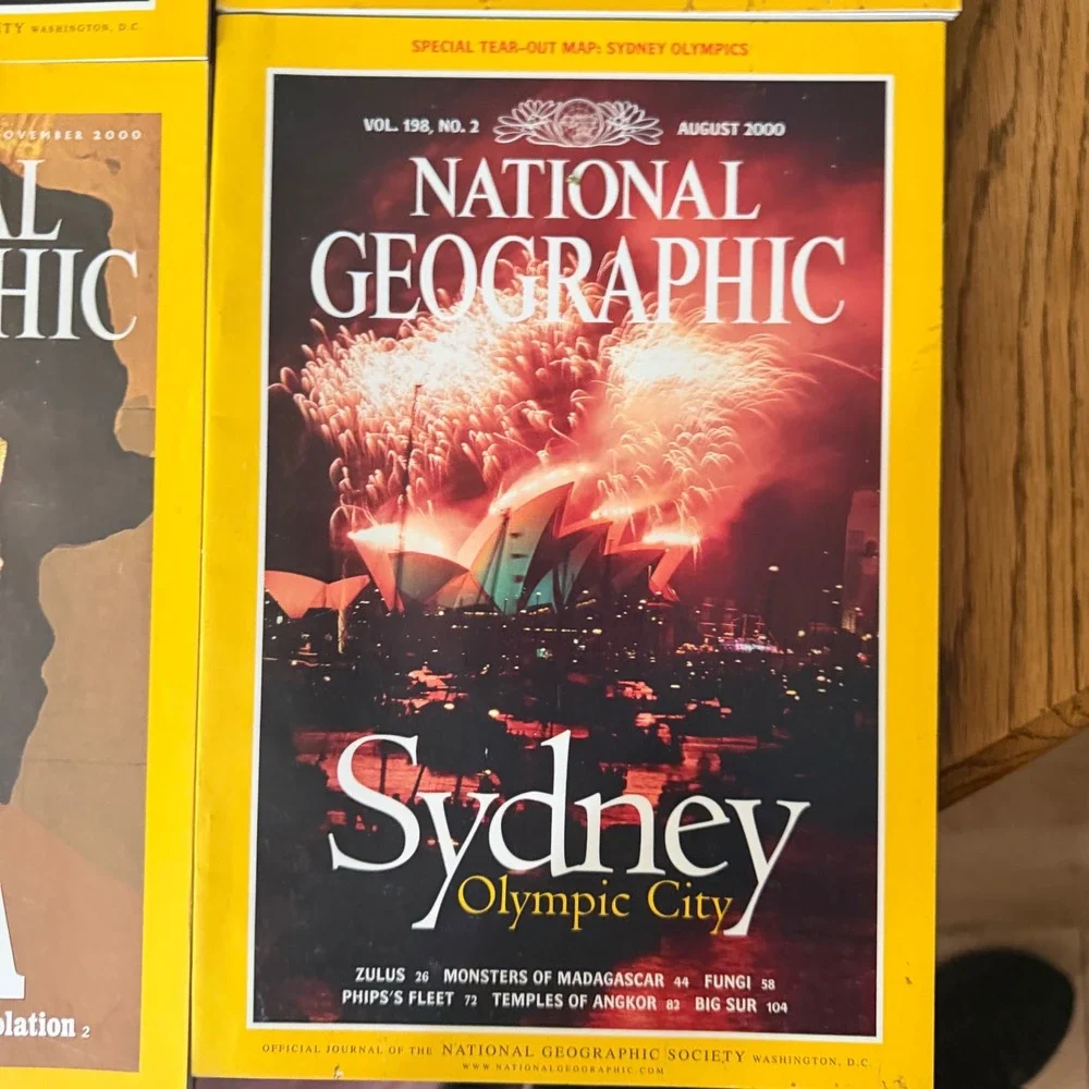 National Geographic Magazine Lot of 7 Vintage 1978-2000 Sydney Olympics Libya